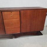 Enfilade art deco in vintage rosewood