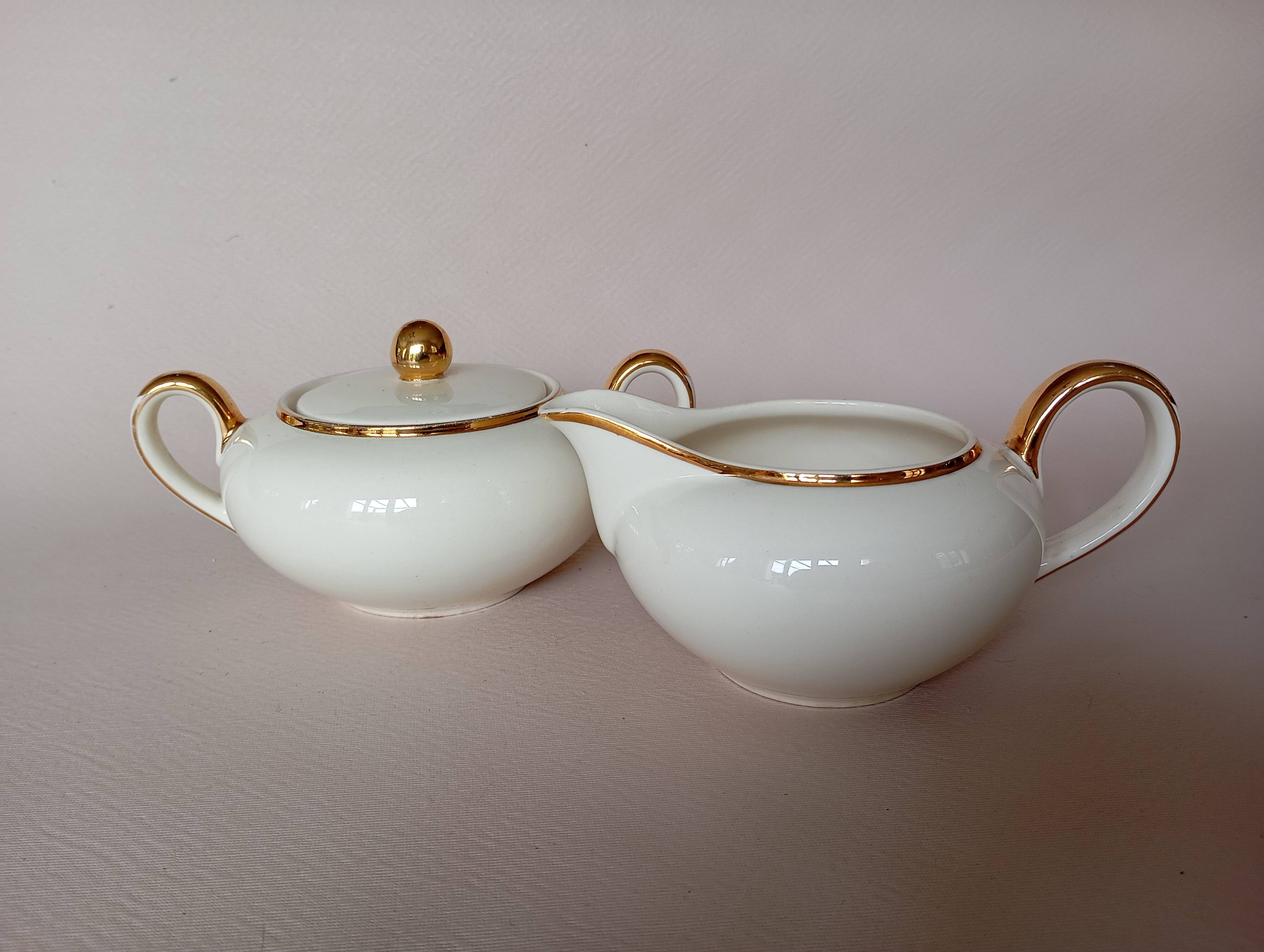 Villeroy & Boch "Biarritz" cream and sugar bowl