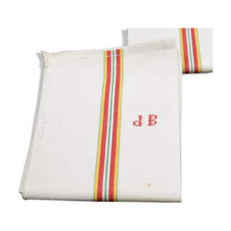 Old nineteenth tea towel