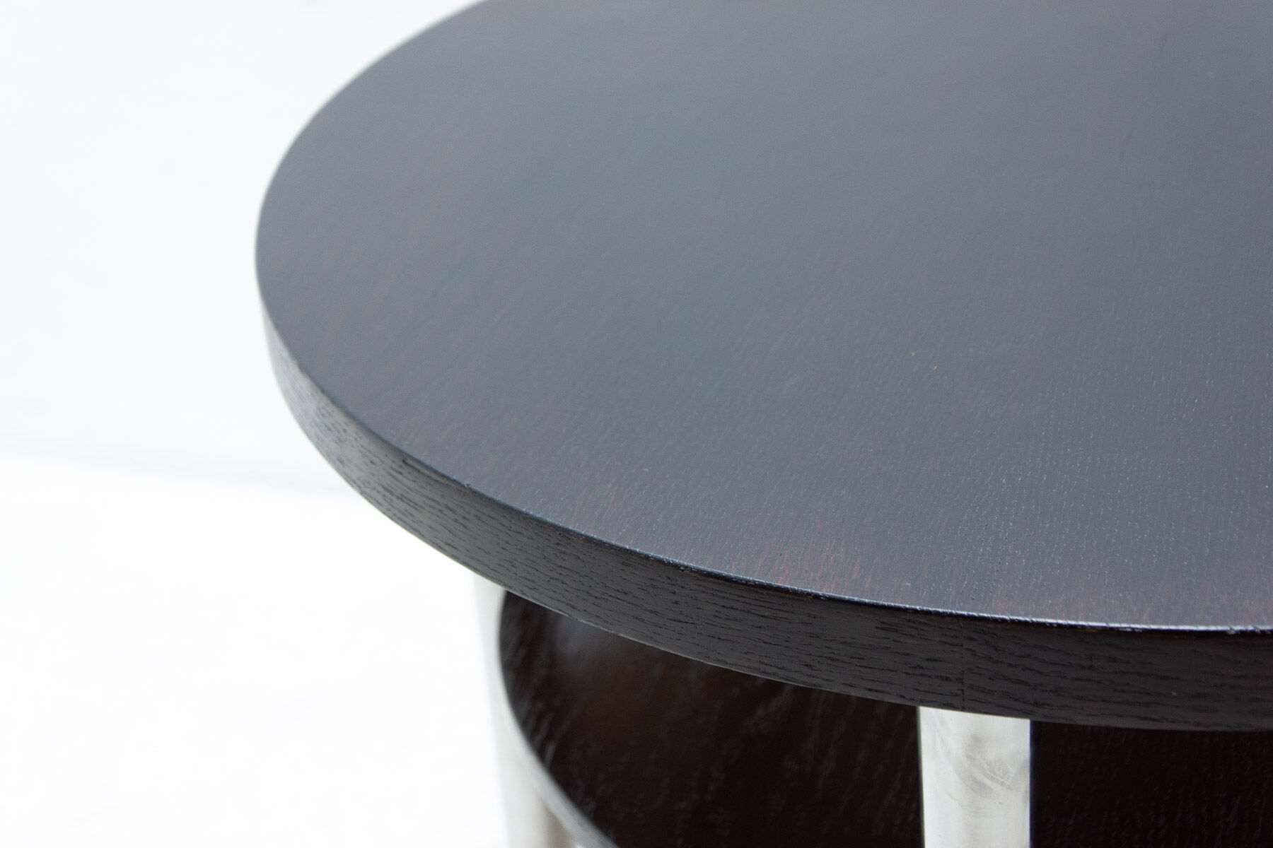 Bauhaus Chromed Coffee Table by Robert Slezak, 1930s