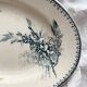 Oval ironstone dish flowers birds "Malaga" Petrus Regout