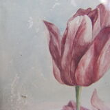 Tableau de fleurs vintage
