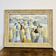 Cubist Oil on Canvas Tableau Rural Scene Asia Saard Thanomwong Signed