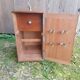 Old wooden transport trunk vintage jouan material #a653