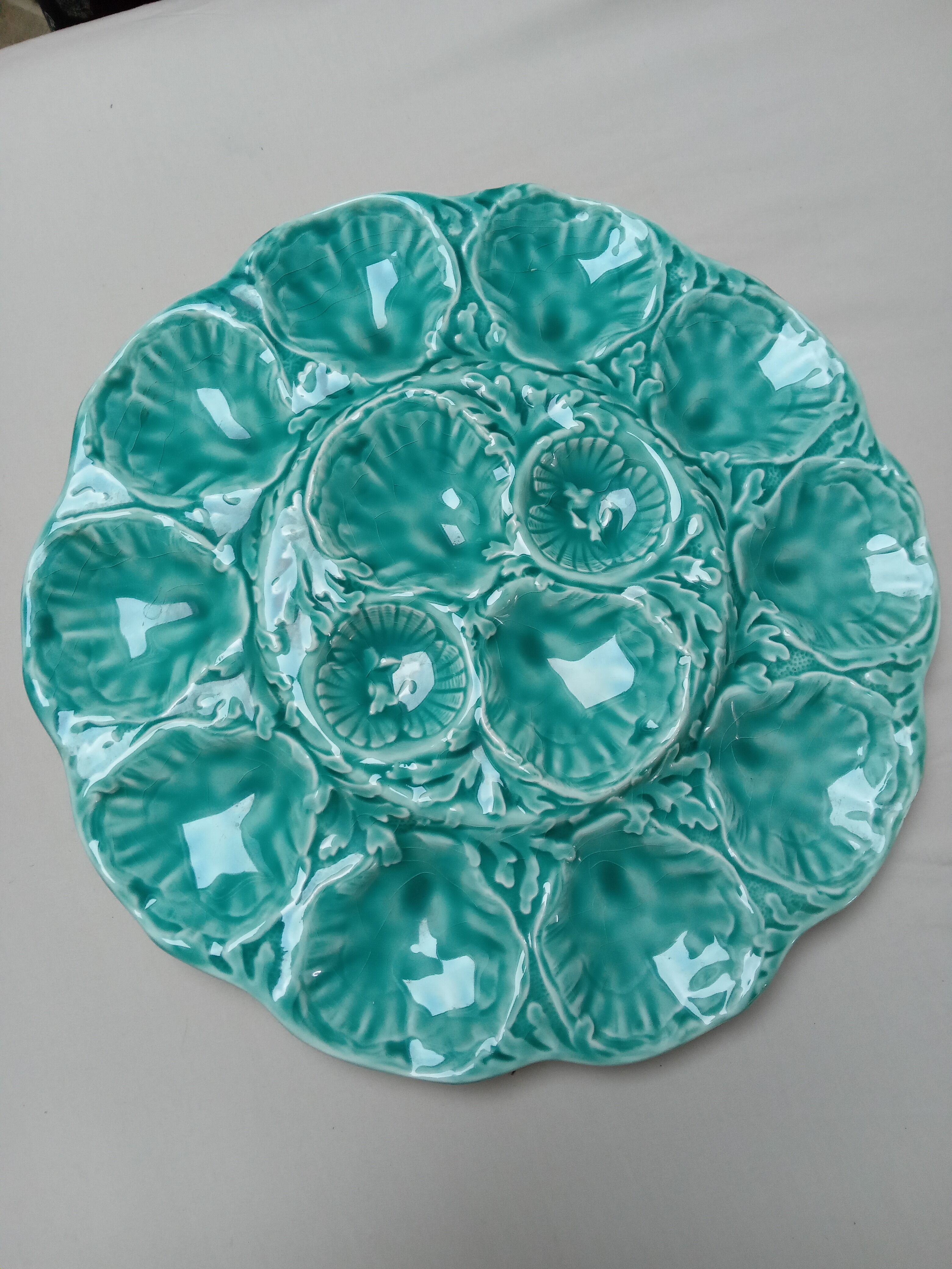 Gien porcelain oyster dish