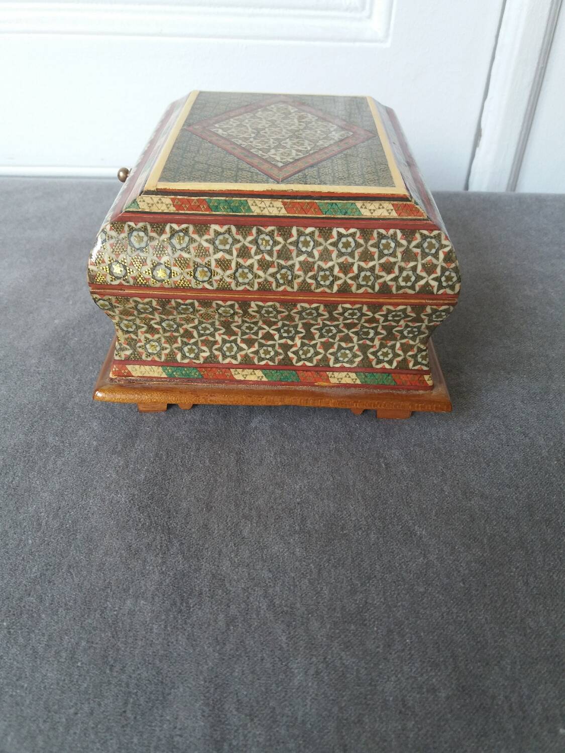 Persian box in khatam kari marquetry