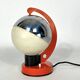 Space age Italian metal and plastic table lamp from 60s
