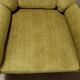Vintage armchair in painted wood and velvet, Italy, 1950s-60s.
