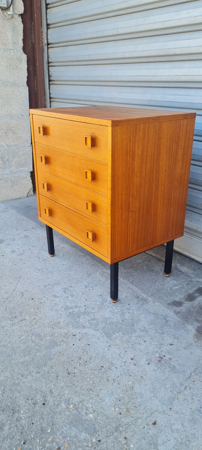 Commode scandinave en teck