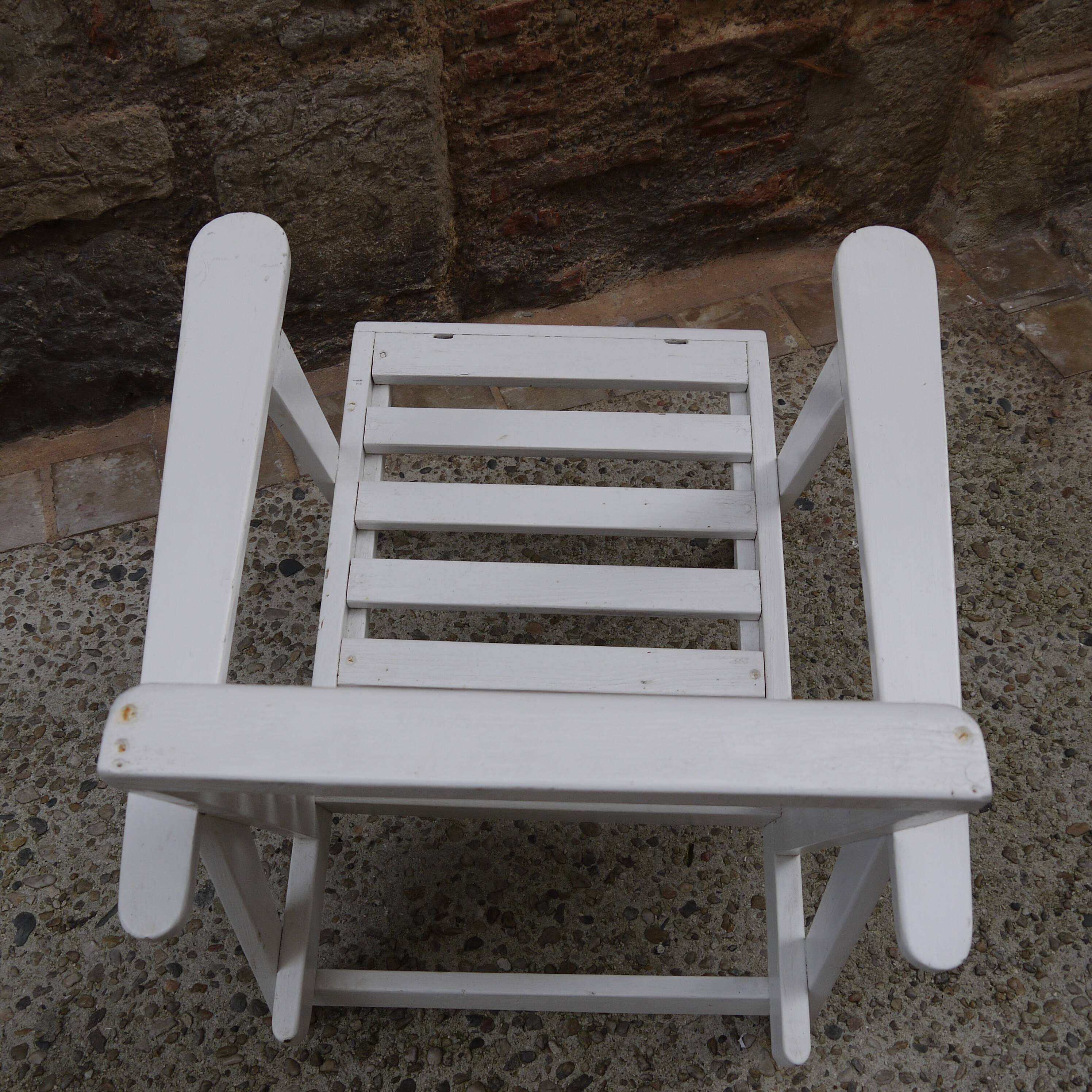 Wooden garden chair