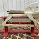 1950s wooden English rocking horse
