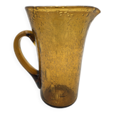 Bubble glass pitcher