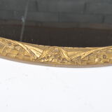 Art Deco oval mirror 55x31cm