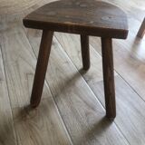 Wooden tripod stool