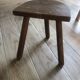 Wooden tripod stool