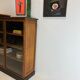 Oak showcase from the 50s