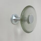 Patères vintage allemandes en aluminium et verre de Schönbuch, années 1970.