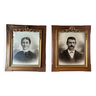 Pair of portraits
