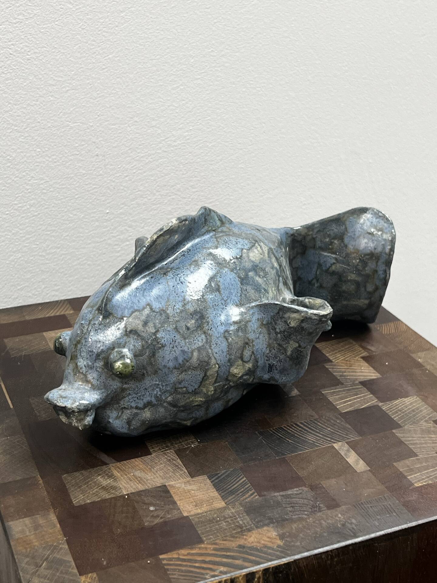 Glazed ceramic fish 1970