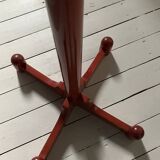 Porte manteau rouge vintage années 80