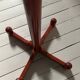 Vintage 80s red coat rack