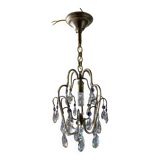 Chandelier with tassels and cage