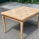 Renovated Louis XV extendable dining table in solid oak 120-200cm
