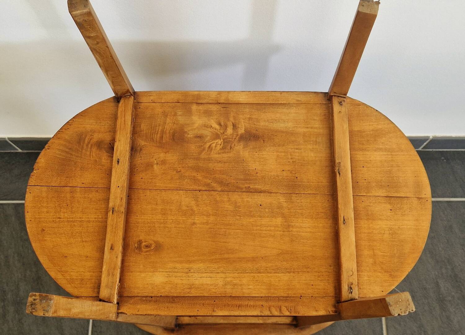 Vintage side table solid wood - 1940s/1950s