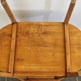Vintage solid wood side table - 1940s/1950s