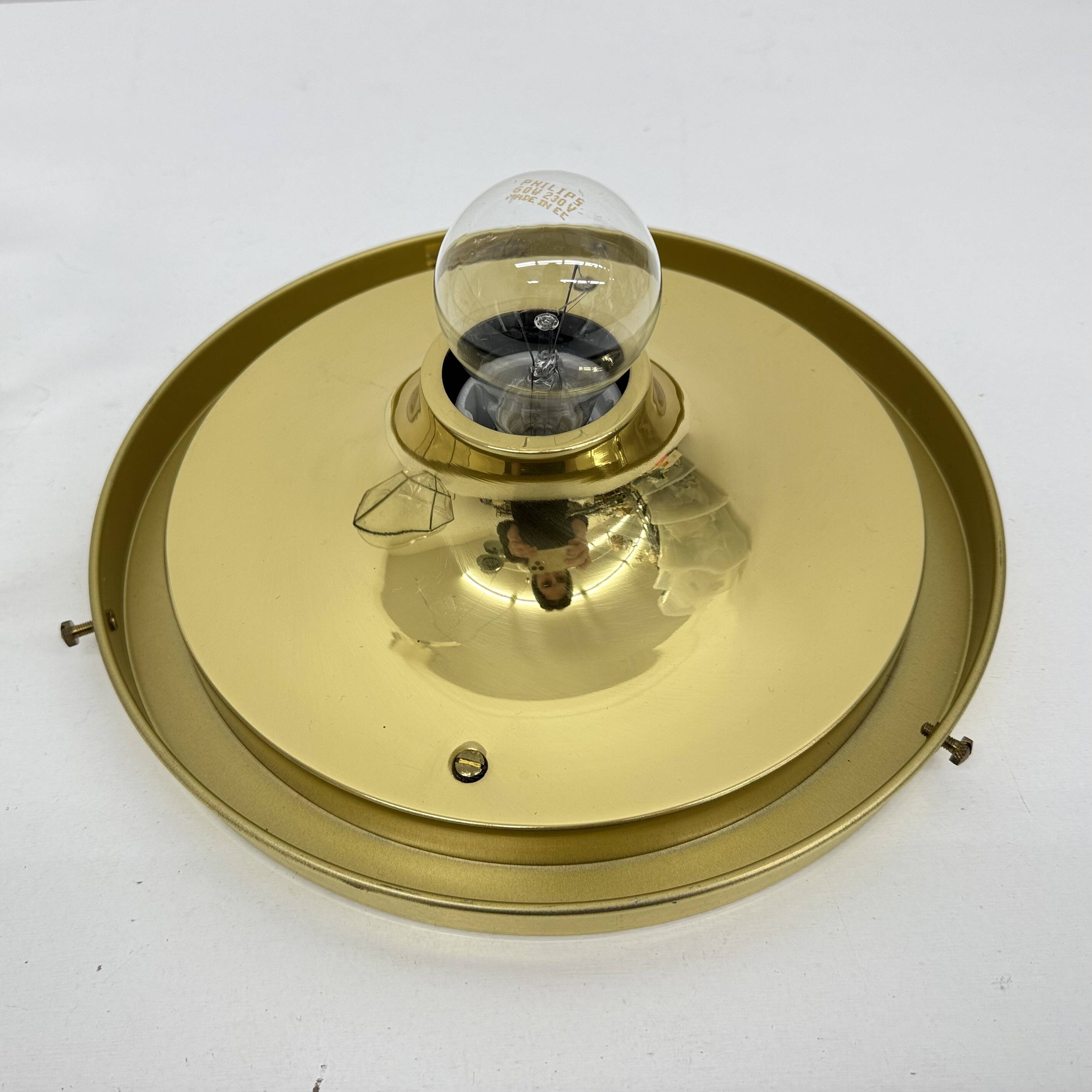 Limburg Glashütte ceiling lamp , 1970s