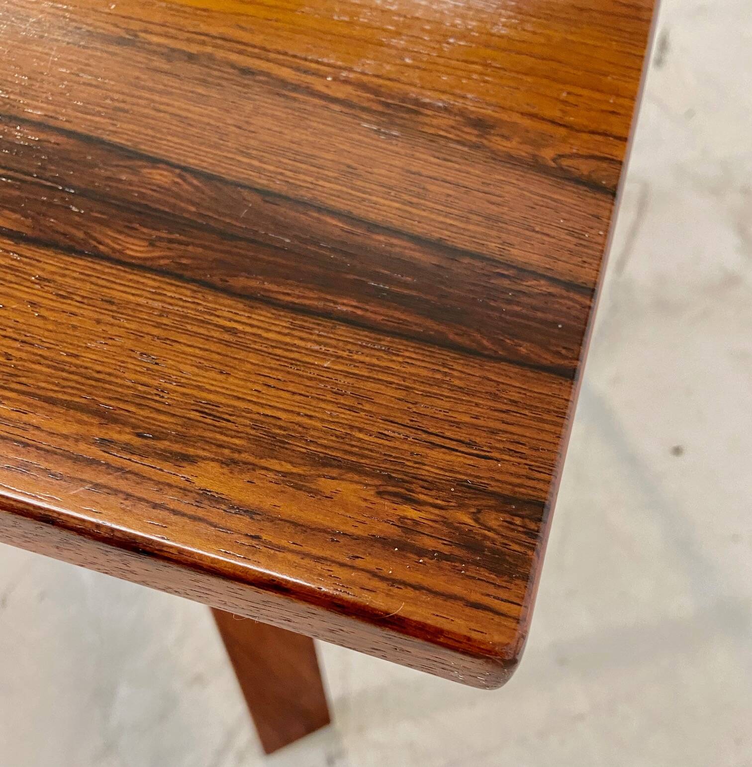 Vintage Danish mid-century rosewood coffee table