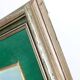 Vintage oil painting signed, robin, distressed frame.