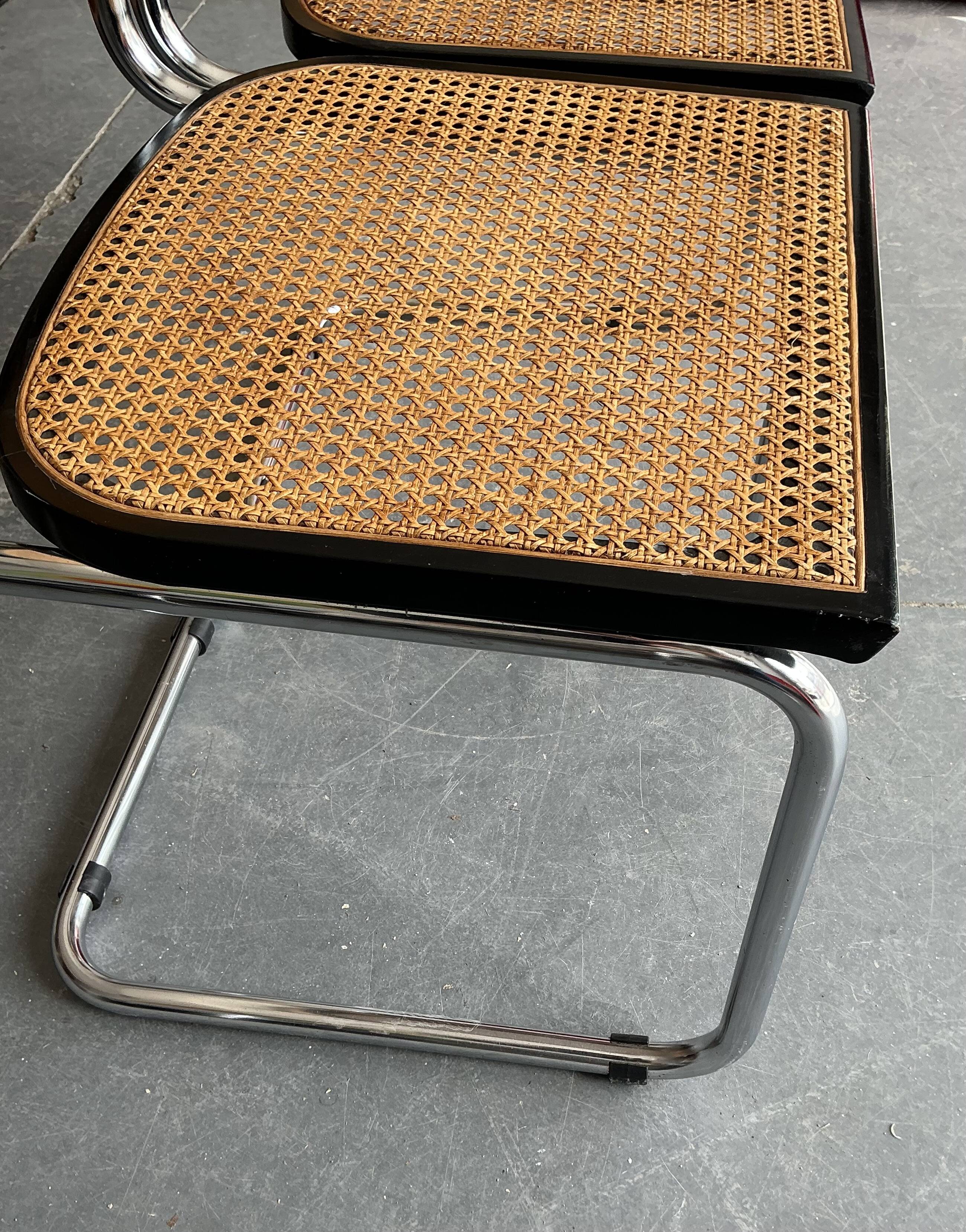 Pair of Cesca Marcel Breuer chairs Made in Italy