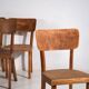 Ensemble de chaises Thonet vintage (c.1950). Ensemble de 4 pièces #6