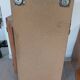 Japanese patterned coffee table, tapered legs and brass, vintage.