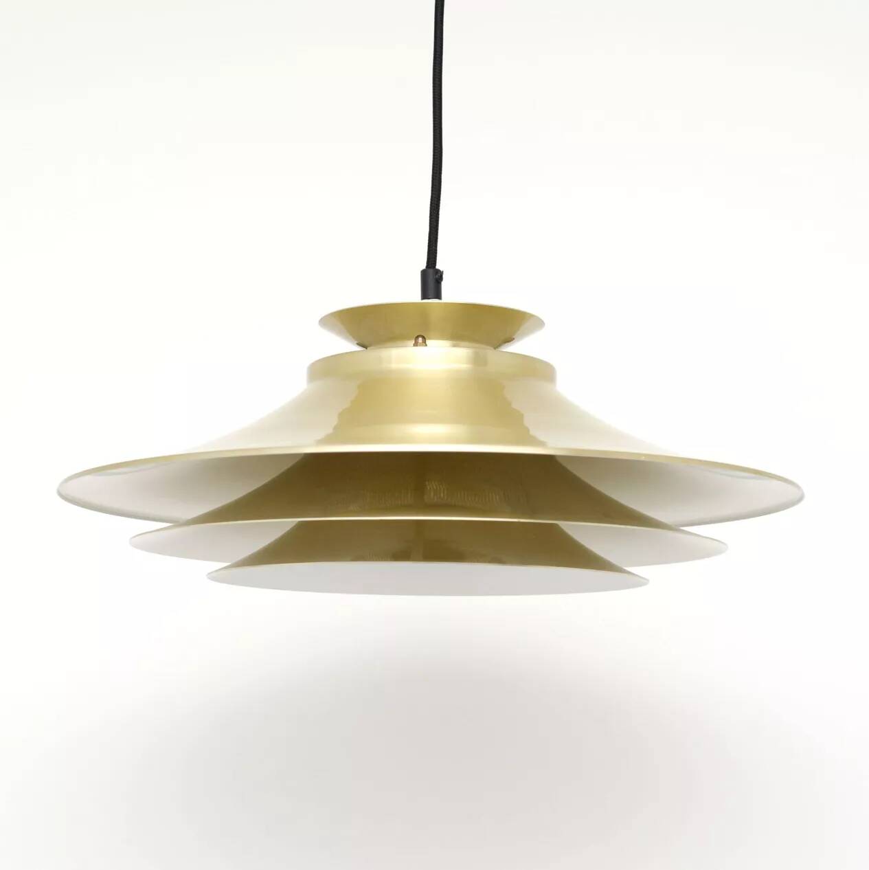 Golden Vitrika lamp, Denmark 1970s