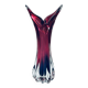 Czech Crystal Art Glass Beak Vase by Jozef Hospodka for Chribska Glassworks, 1950s