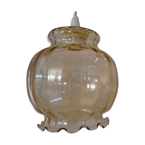 Suspension ceiling light glass vintage