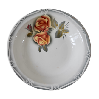 Plat creux Digoin Sarreguemines modèle Adèle