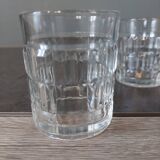 2 mini vintage whiskey glass