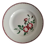 Large round serving platter sarreguemines, epernay model