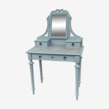 Louis XVI style dressing table with mirror