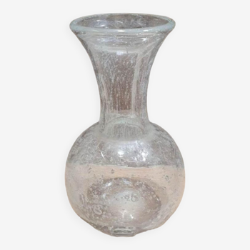 Biot glass vase
