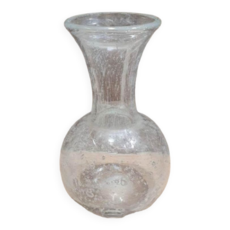 Biot glass vase