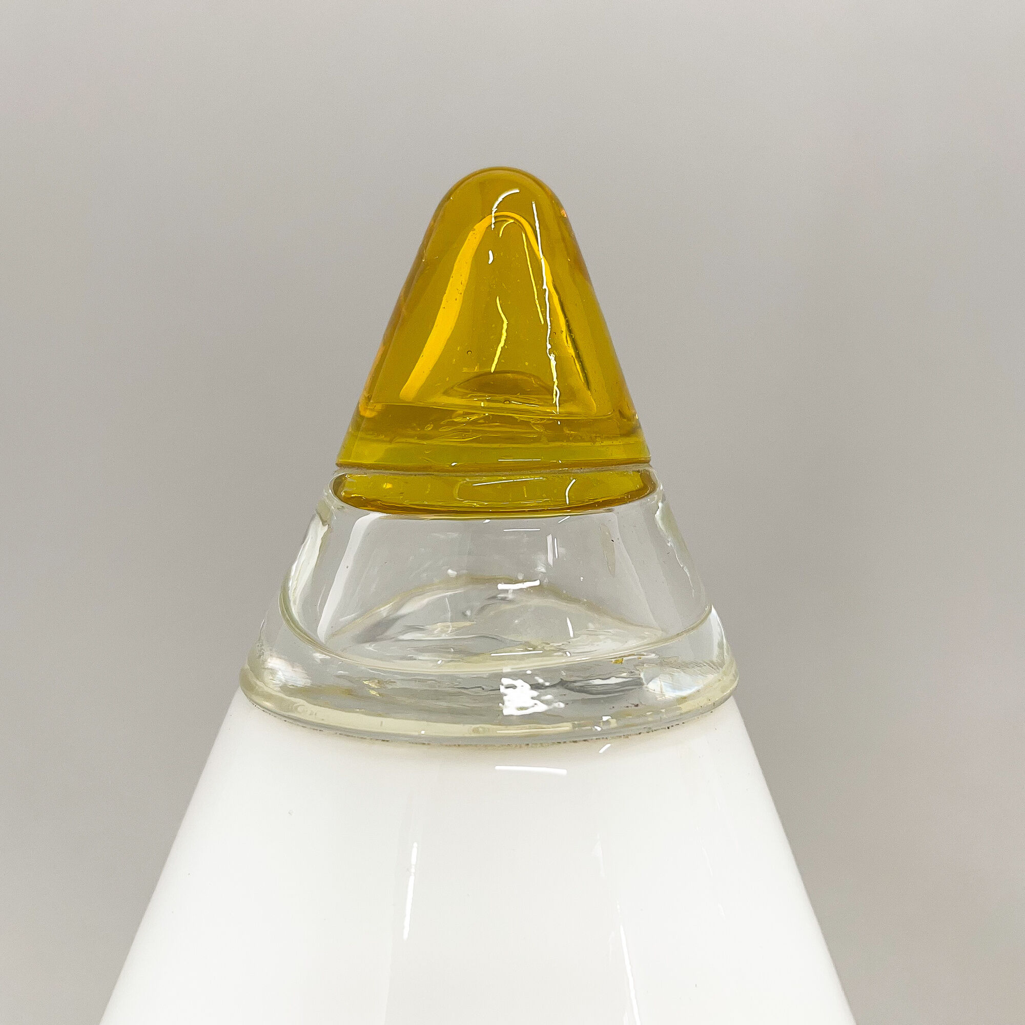 Pair of Vetri Murano table lamps by Giusto Toso, 1970's