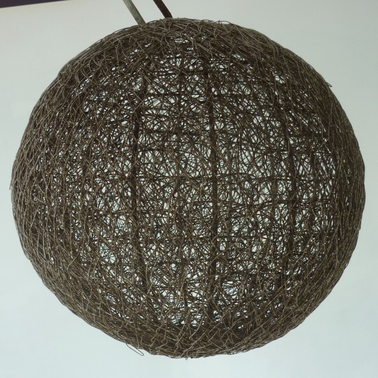 Abat-jour de suspension vintage Ø 27 cm en fil de fer