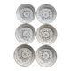 Lot de 6 assiettes à dessert Boch Copenhague