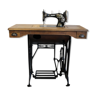 Restored old sewing machine