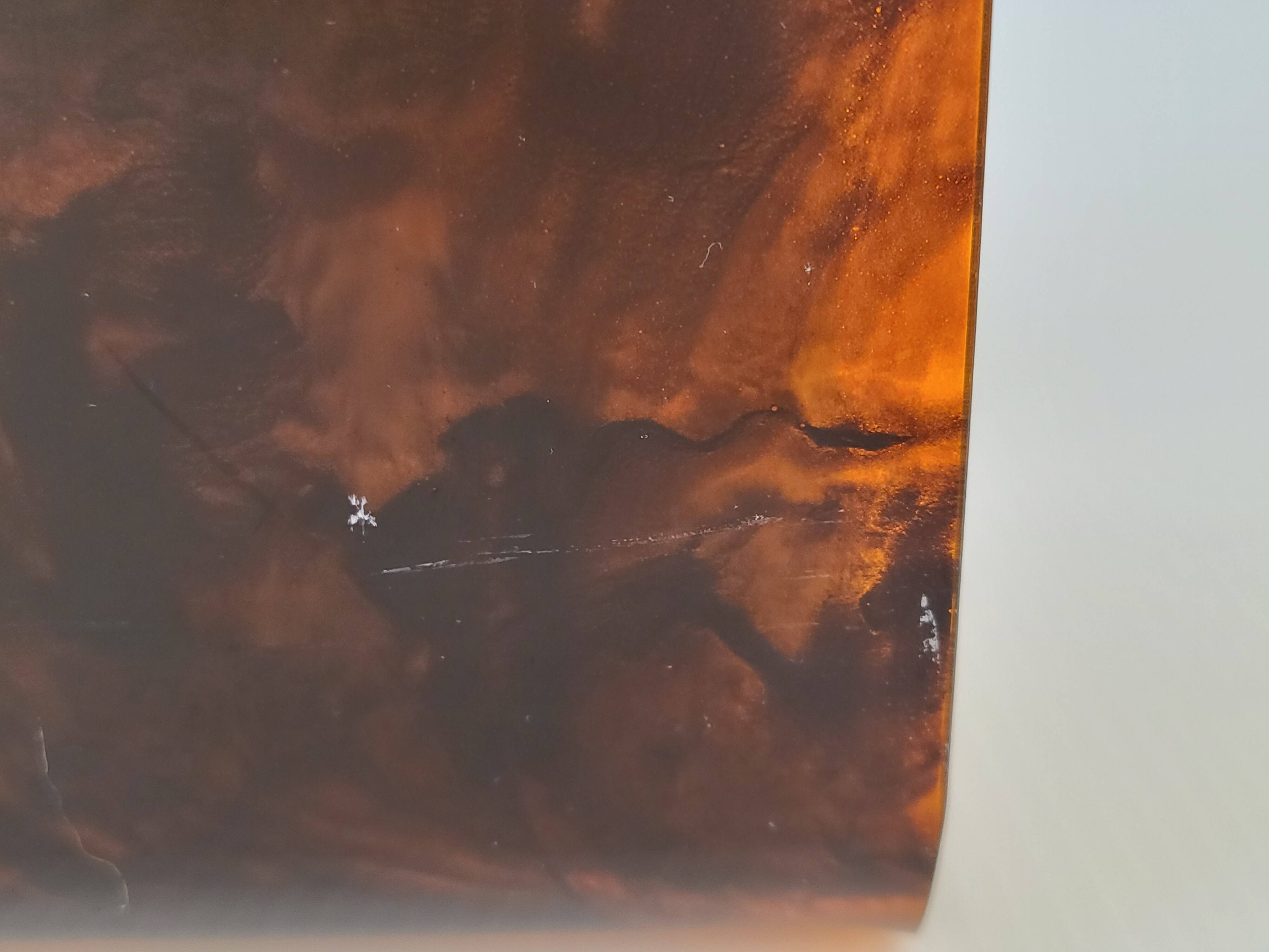 Vintage plexiglass magazine rack 1970