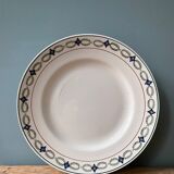 Compotier Terre de Fer in earthenware of Saint Amand